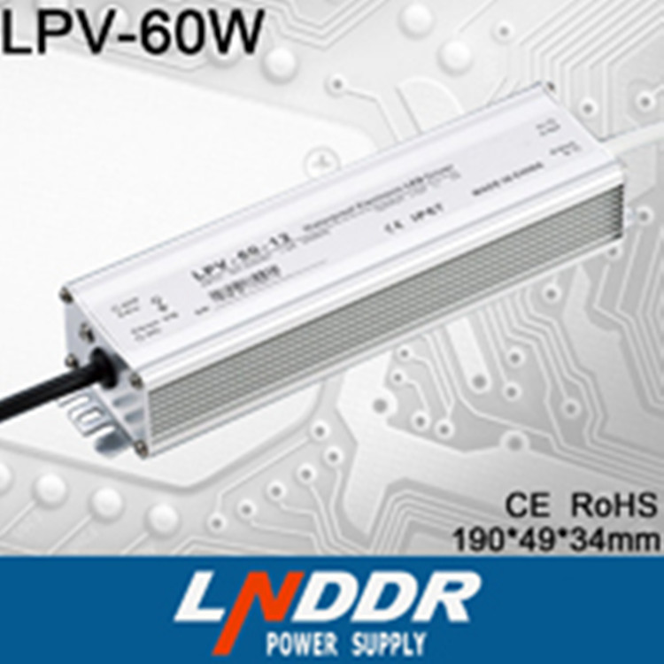 供應LPV-60W-12V/5A LED戶外防水 電源