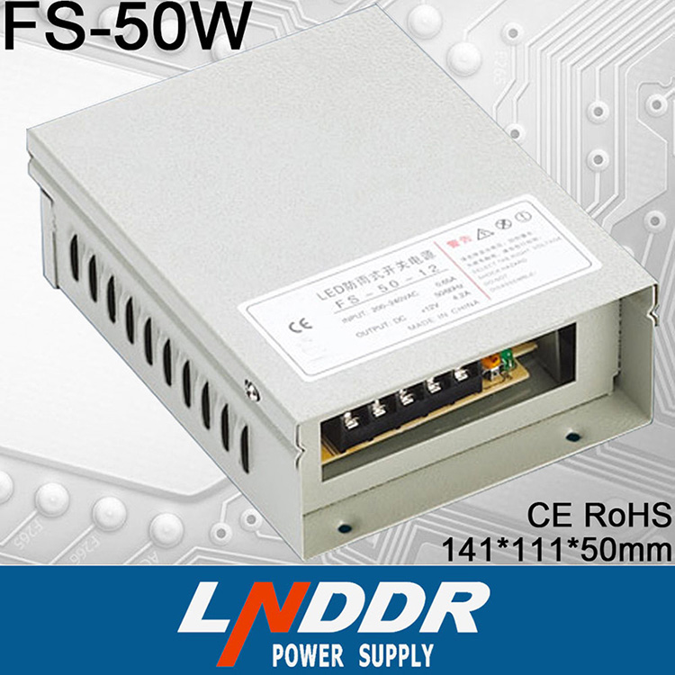 生產供應FS-50W-12V防雨開關電源 LED開關電源 開關電源廠家