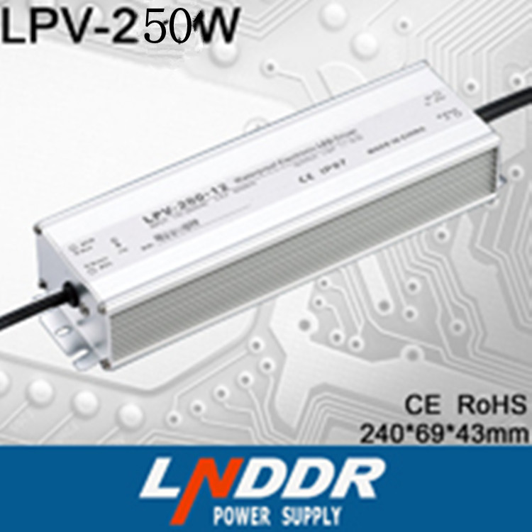 廠家直銷250W -12V 防水開(kāi)關(guān)電源 LED開(kāi)關(guān)電源 12V250W恒壓電源